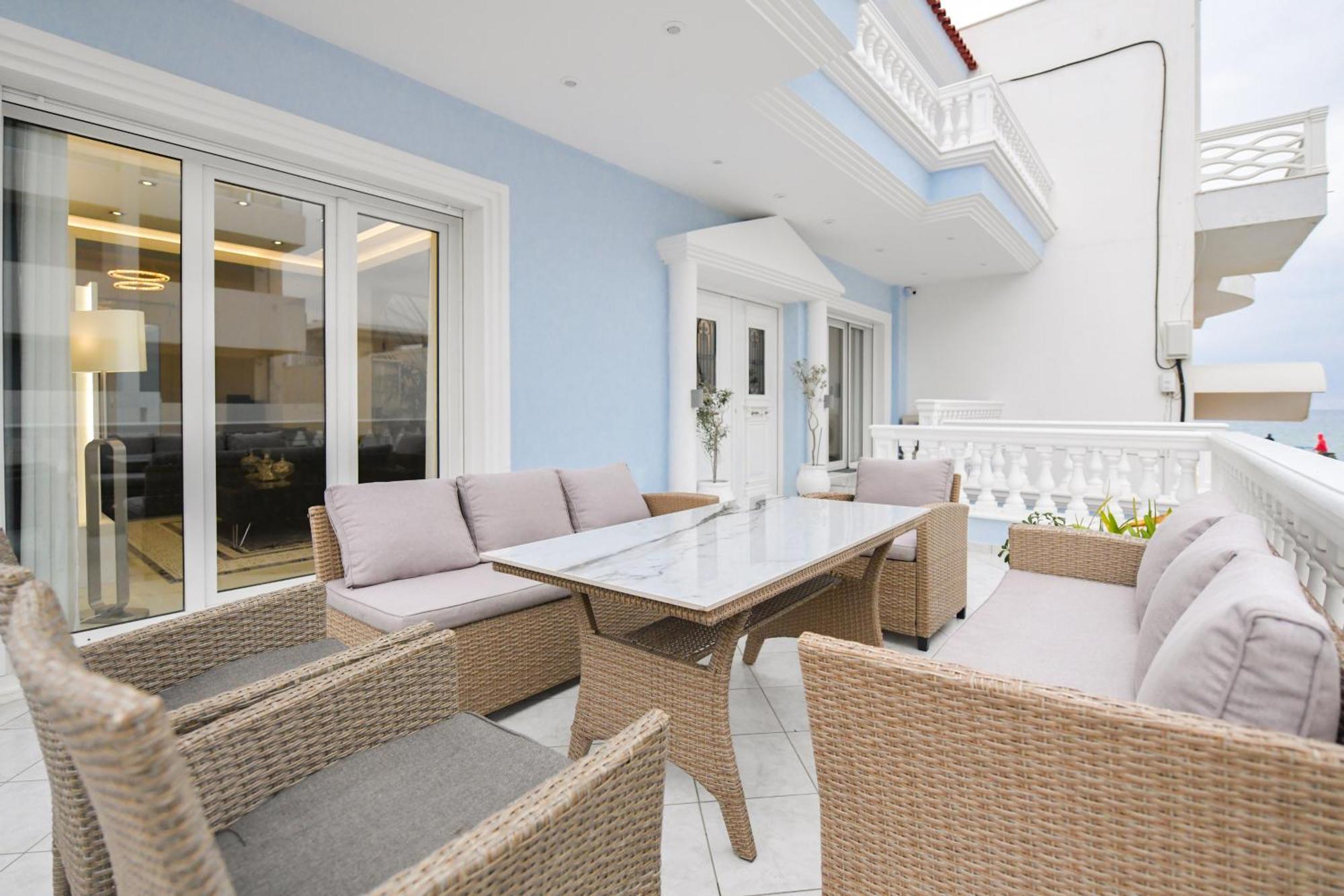 Beach Blue Villa Corinth Exterior foto