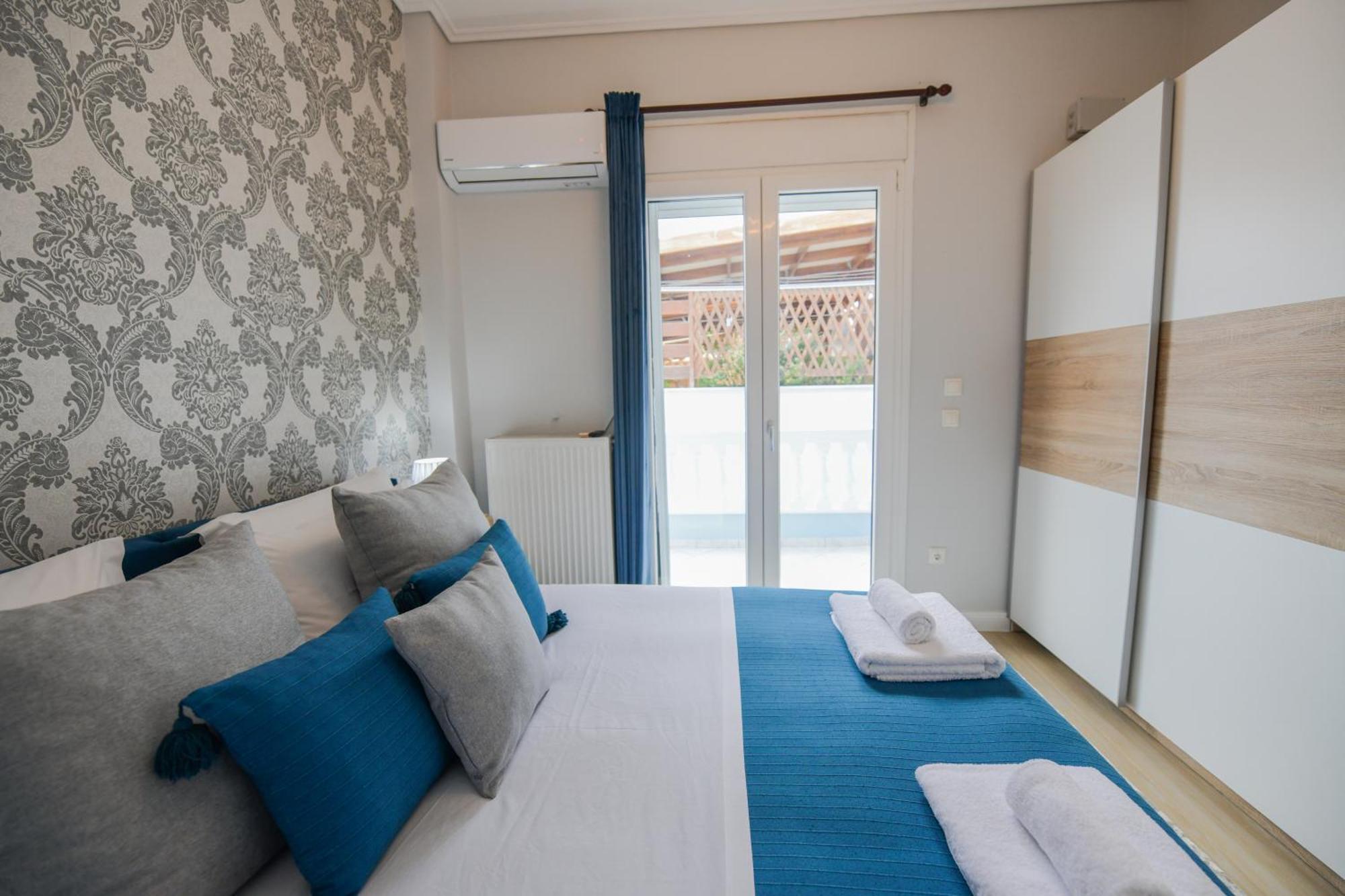 Beach Blue Villa Corinth Exterior foto