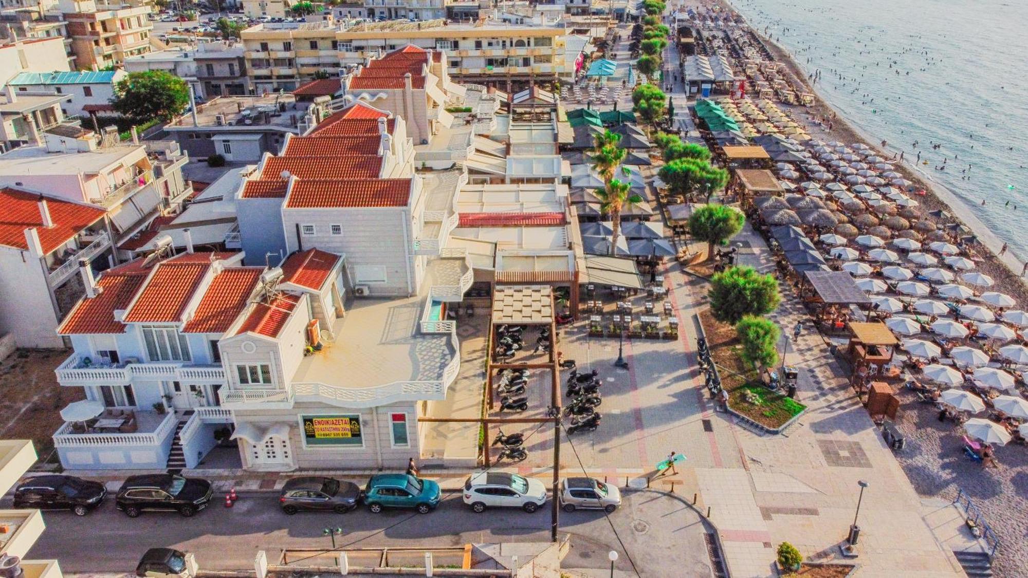 Beach Blue Villa Corinth Exterior foto