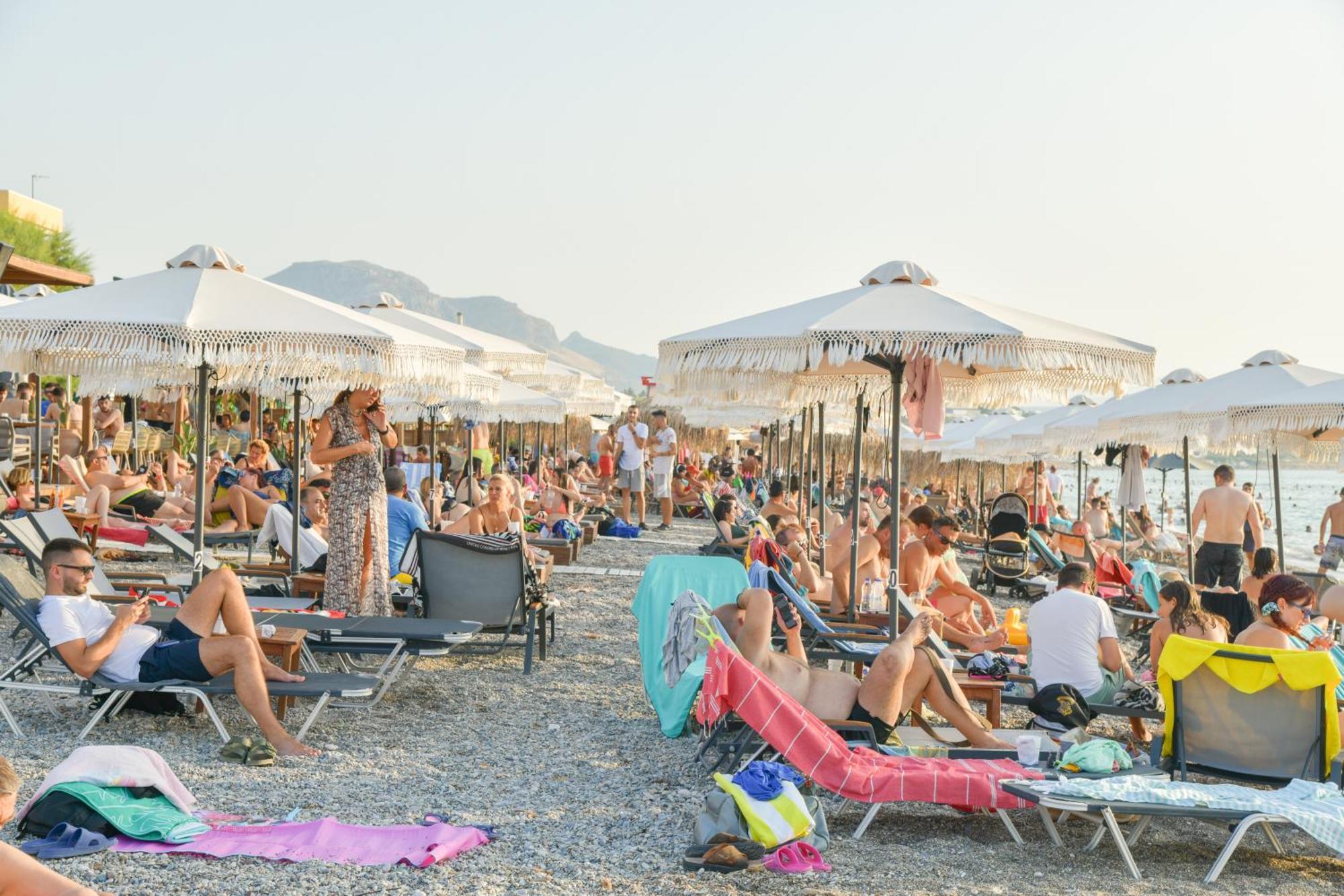 Beach Blue Villa Corinth Exterior foto