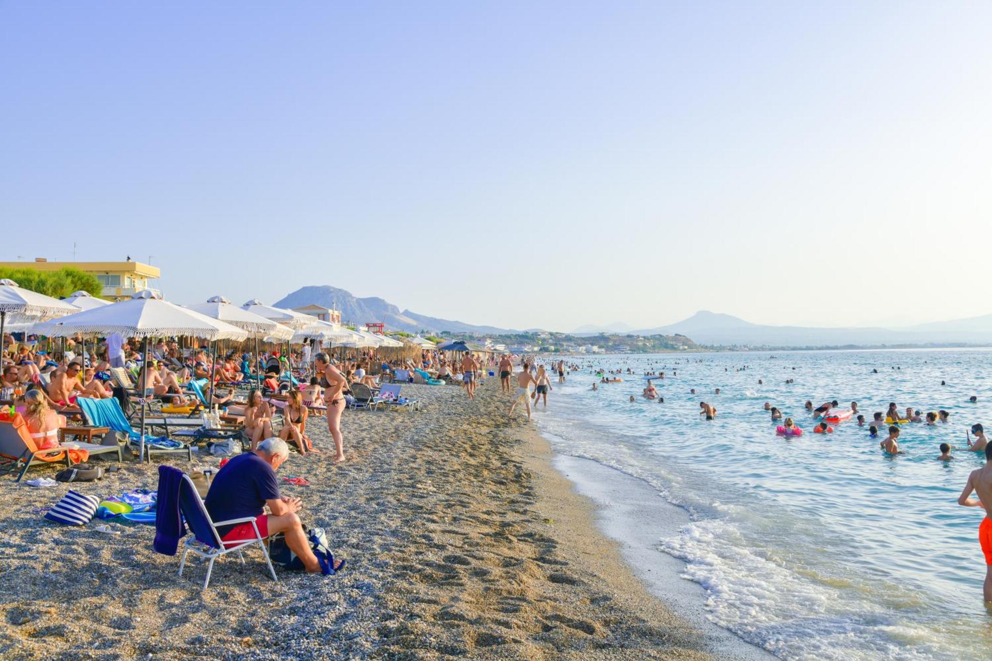 Beach Blue Villa Corinth Exterior foto